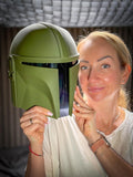 Mandalorian Helmet – Wearable Cosplay Helmet with Visor & Padding | Custom Size