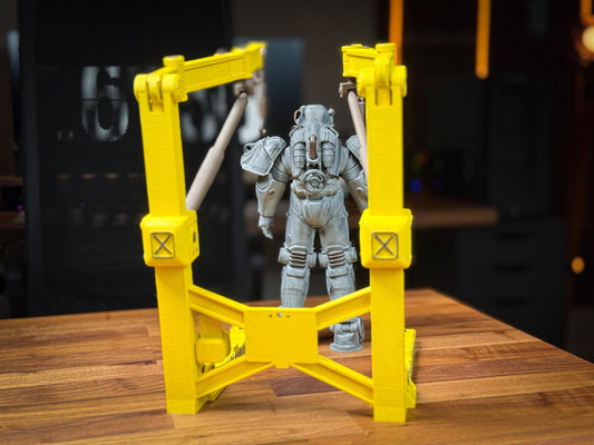 Fallout T-60 Power Armor 3D Printed Figure Kit with Service Gate