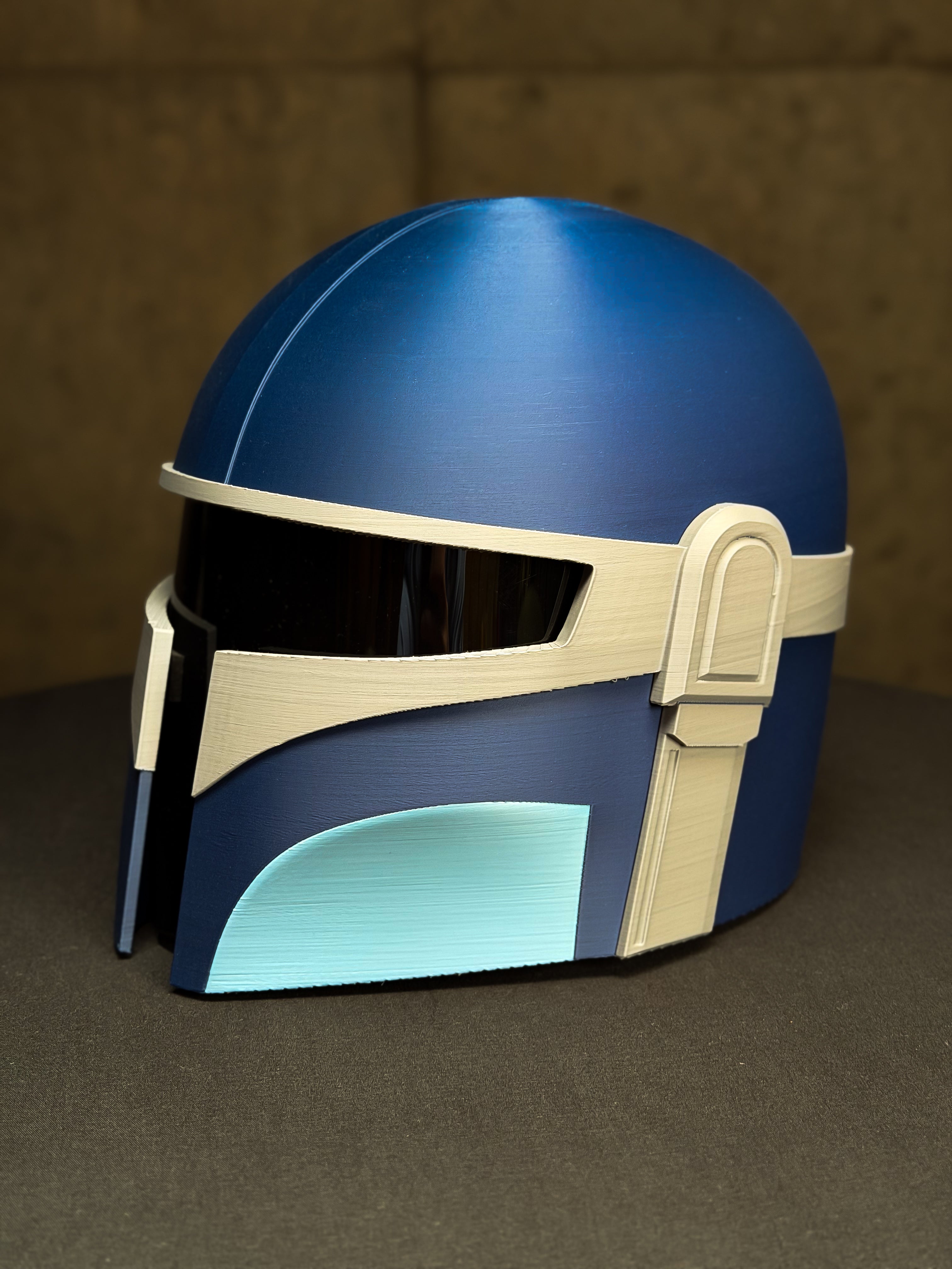 Mandalorian Foundling Helmet | Wearable 3D Printed Cosplay Helmet with Visor