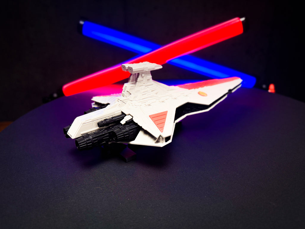 Venator-Class Star Destroyer Kit – 3D Printed Display Model with Stand