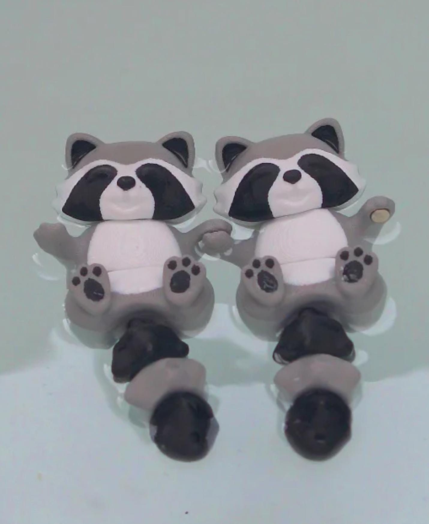 Rusty the Flexi Raccoon – Magnetic Hand-Holding Fidget Toy