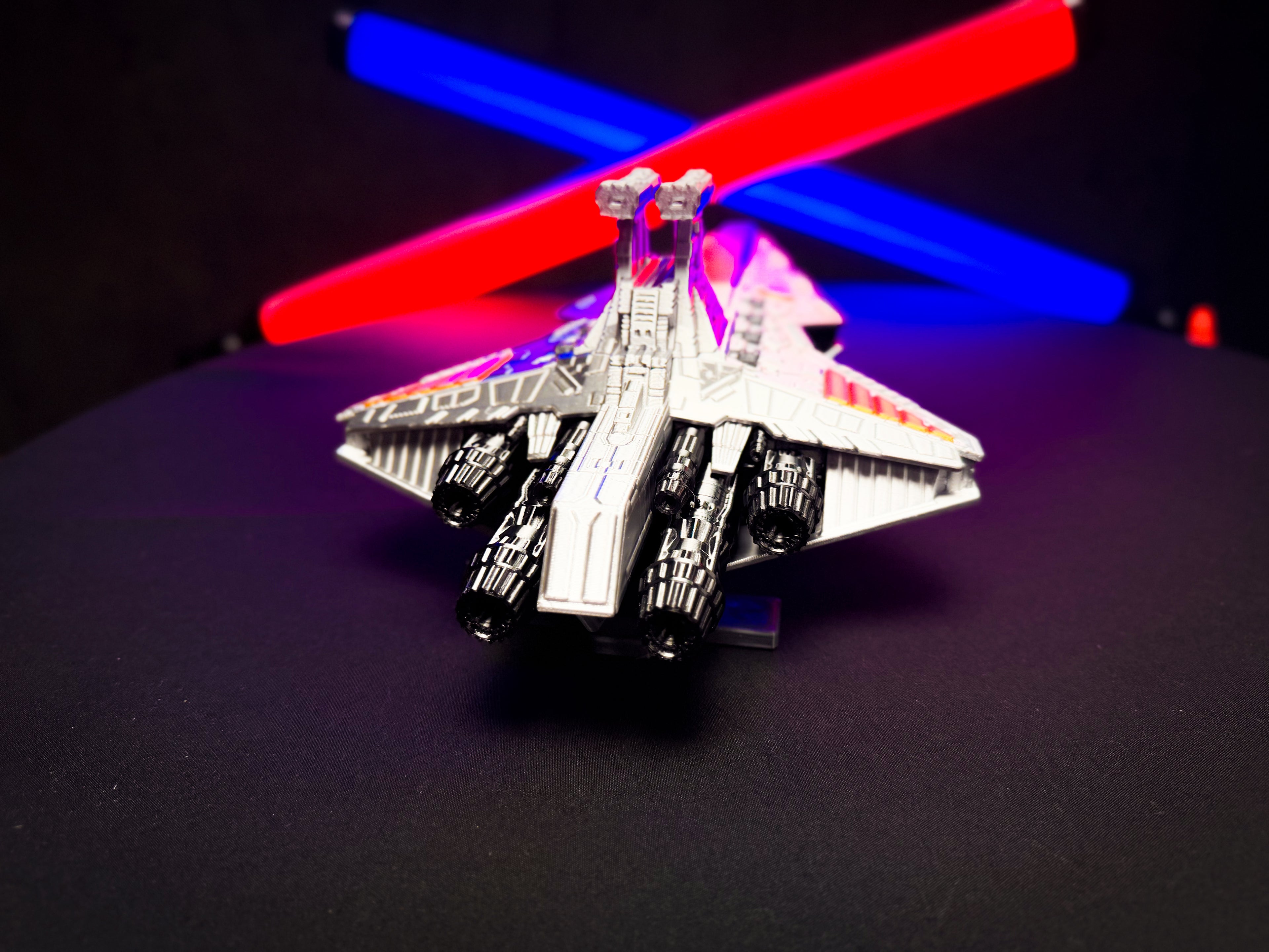 Venator-Class Star Destroyer Kit – 3D Printed Display Model with Stand