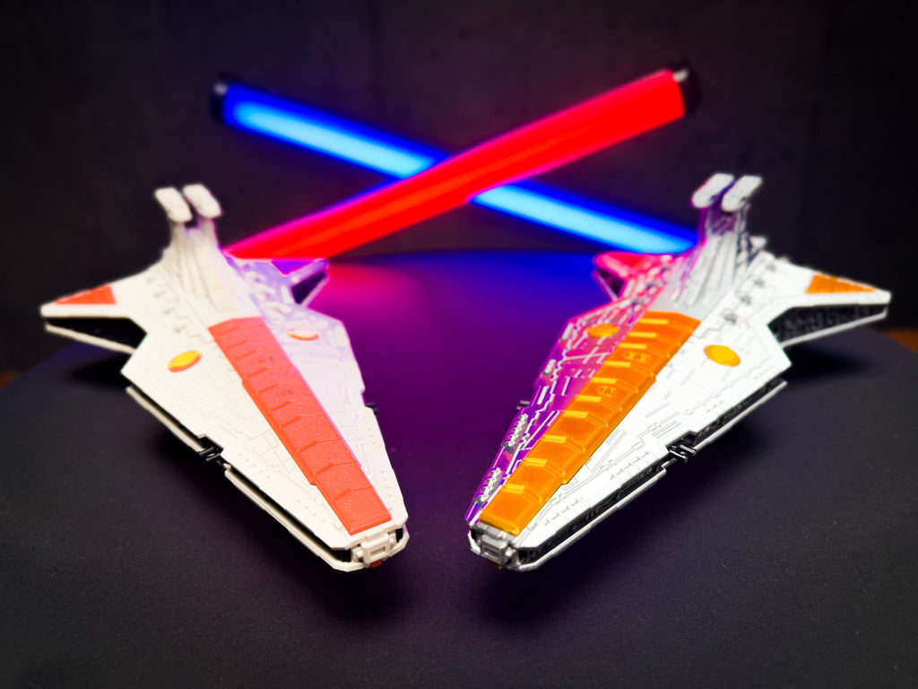 Venator-Class Star Destroyer Kit – 3D Printed Display Model with Stand