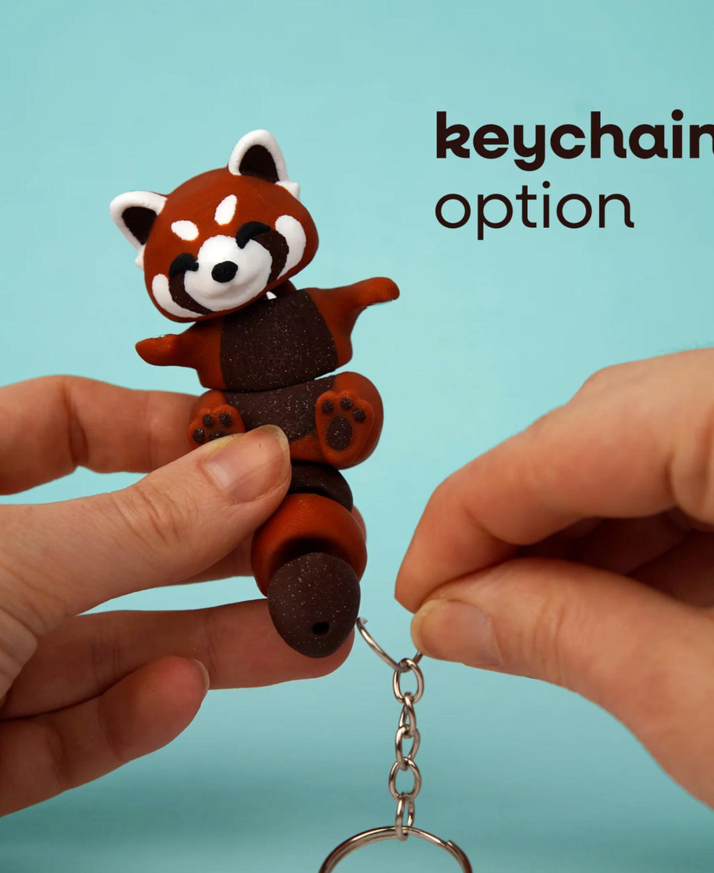 Ruby the Red Panda – Articulated Magnetic Flexi Fidget Figure