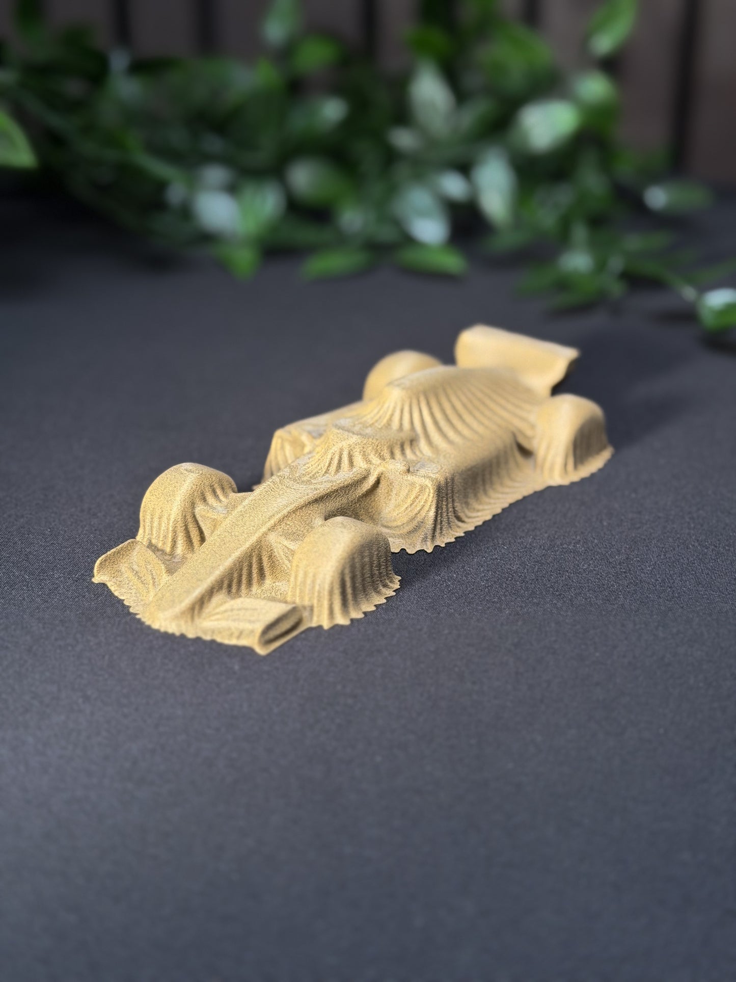 F1 Race Car Unveiling Desktop Display & Organizer | 3D Printed Carbon Fiber