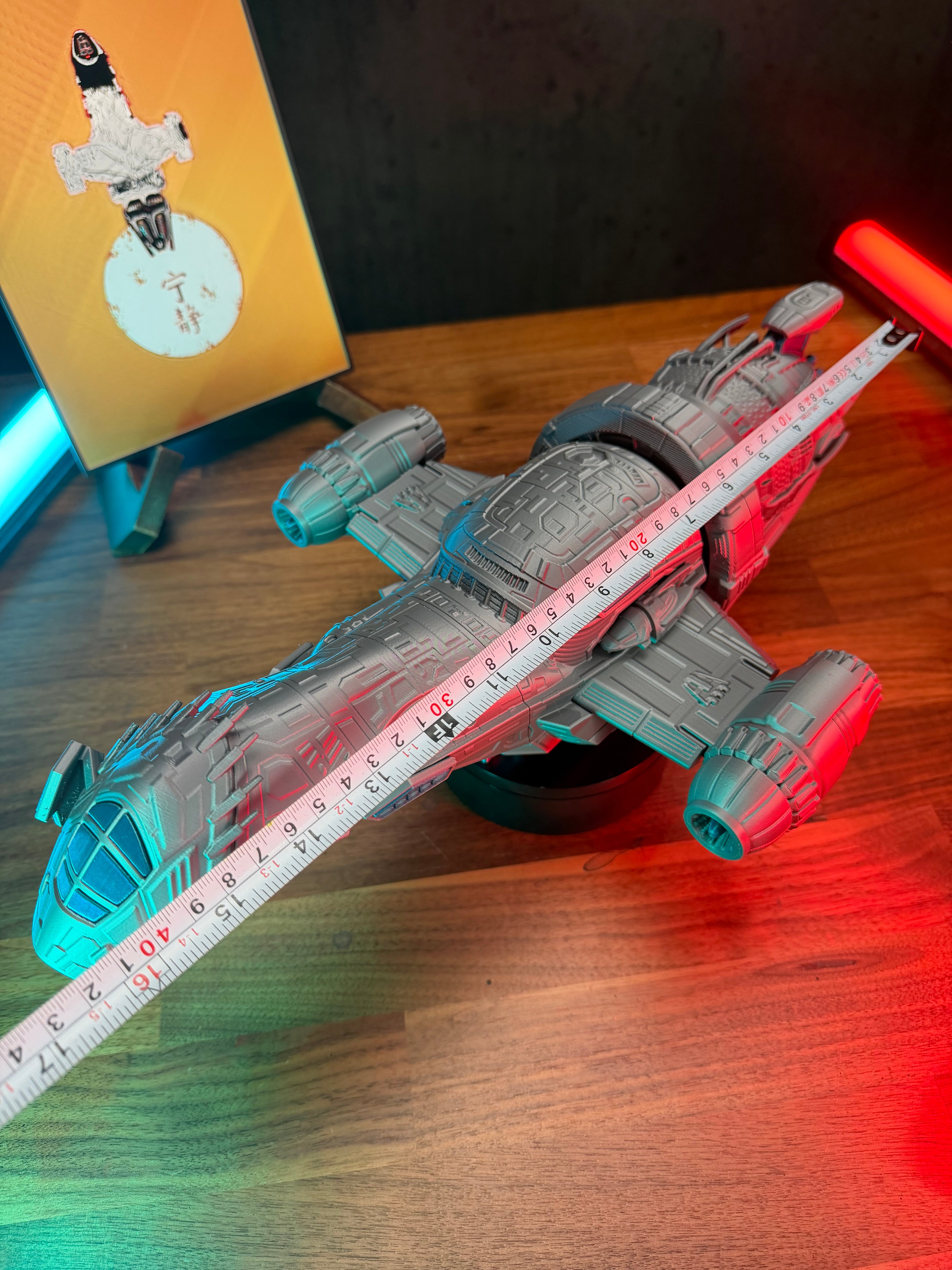 Serenity Firefly – 16” 3D Printed Display Model Kit with Stand
