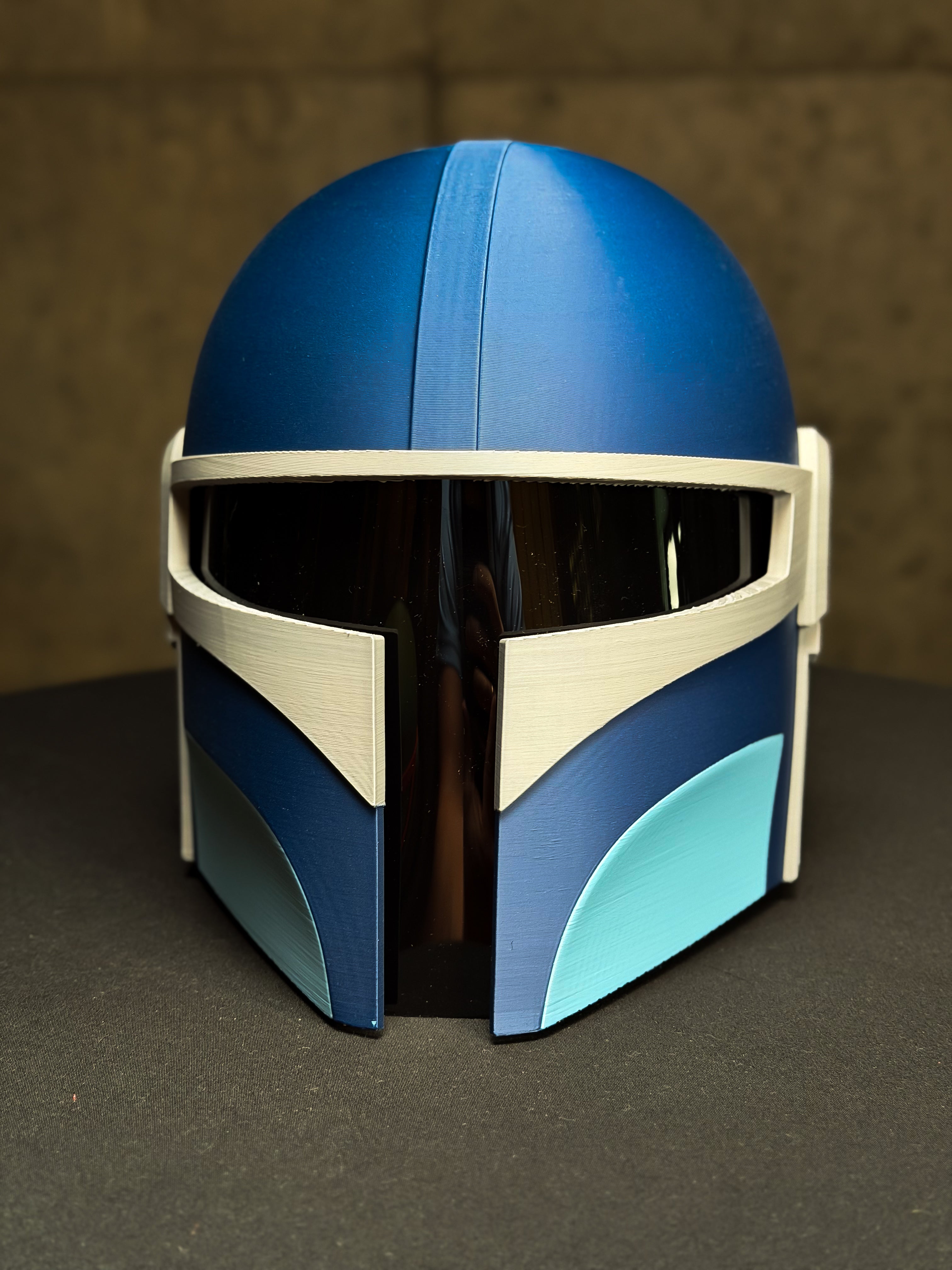 Mandalorian Foundling Helmet | Wearable 3D Printed Cosplay Helmet with Visor