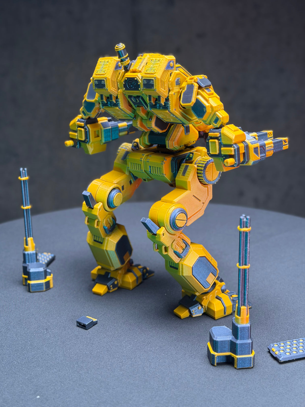 Mad Dog (Vulture) MWO 3D-Printed Model + Extra Guns