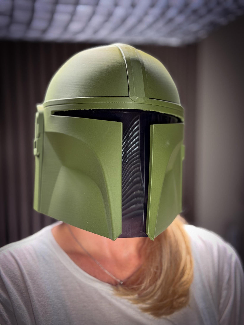 Mandalorian Helmet – Wearable Cosplay Helmet with Visor & Padding | Custom Size