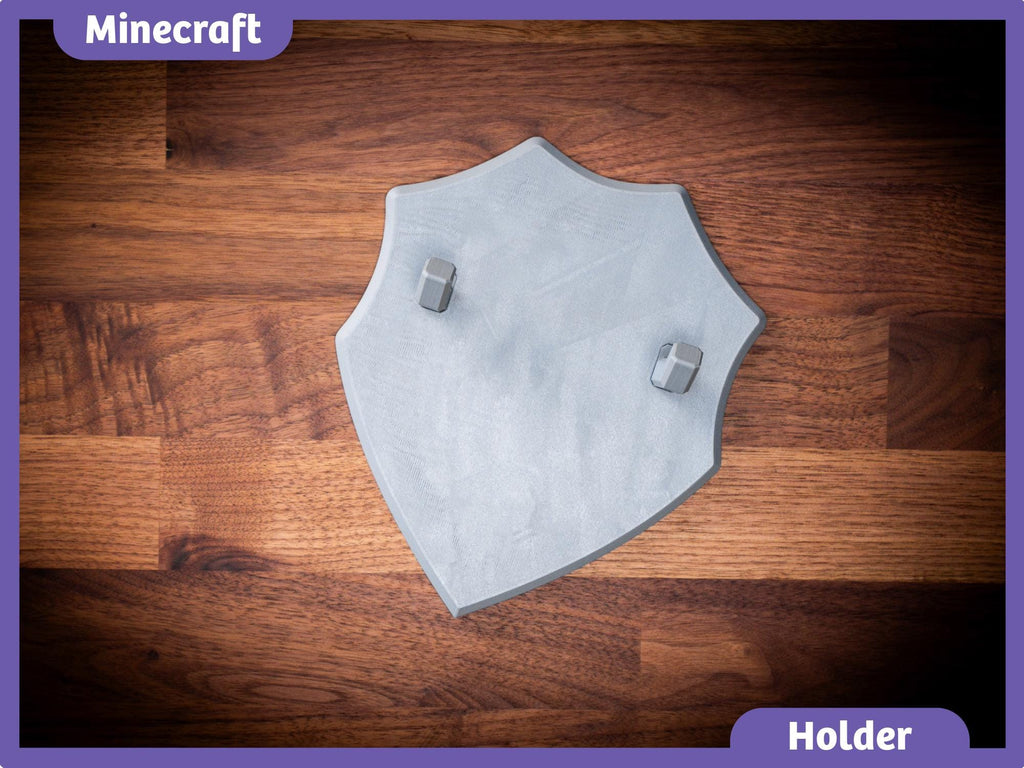 3D Printed Sword Wall Mount – Shield Display Rack with Customizable Arms