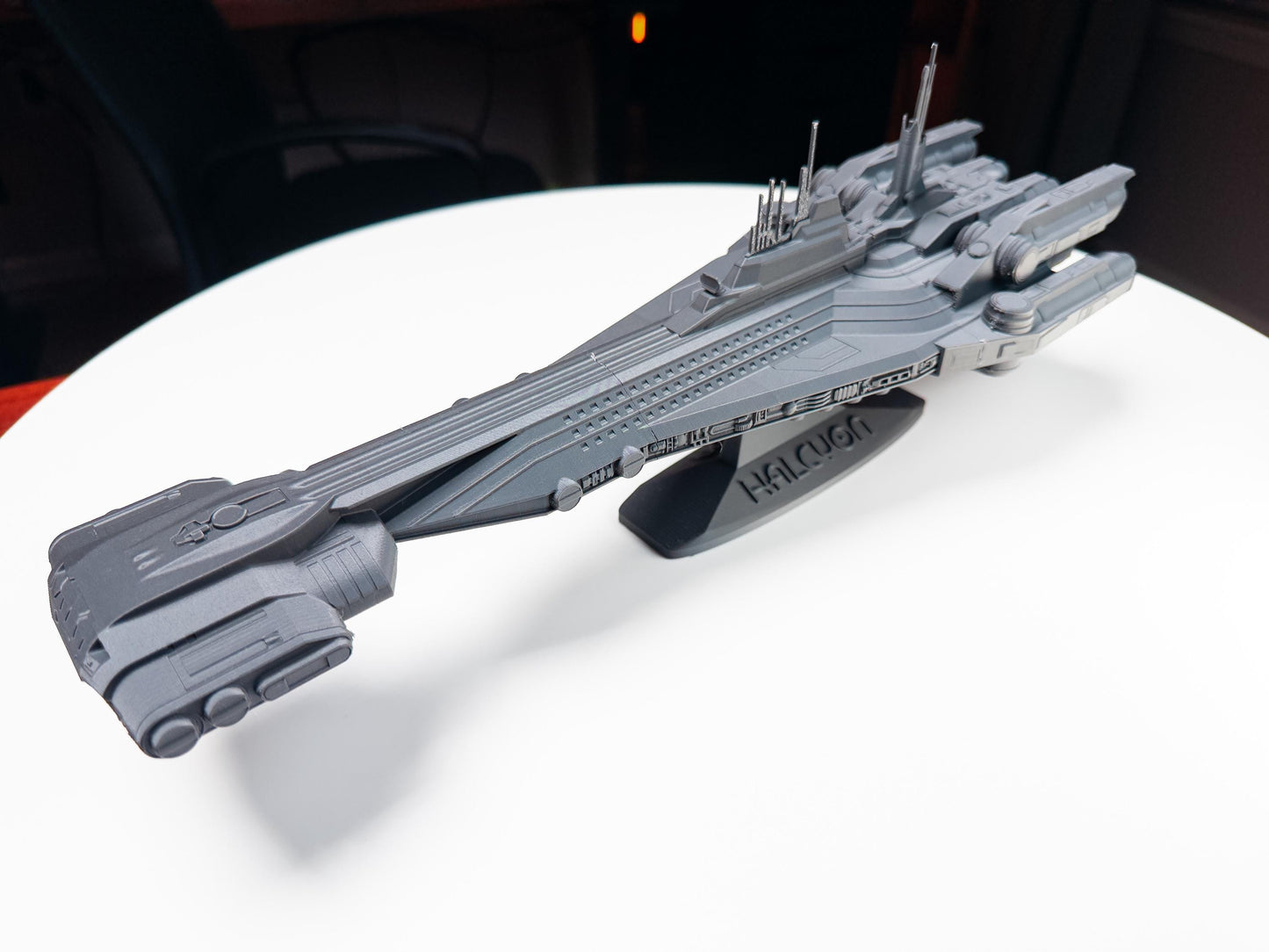 Halcyon Starcruiser 3D Printed Model – Star Wars Collectible Display Ship