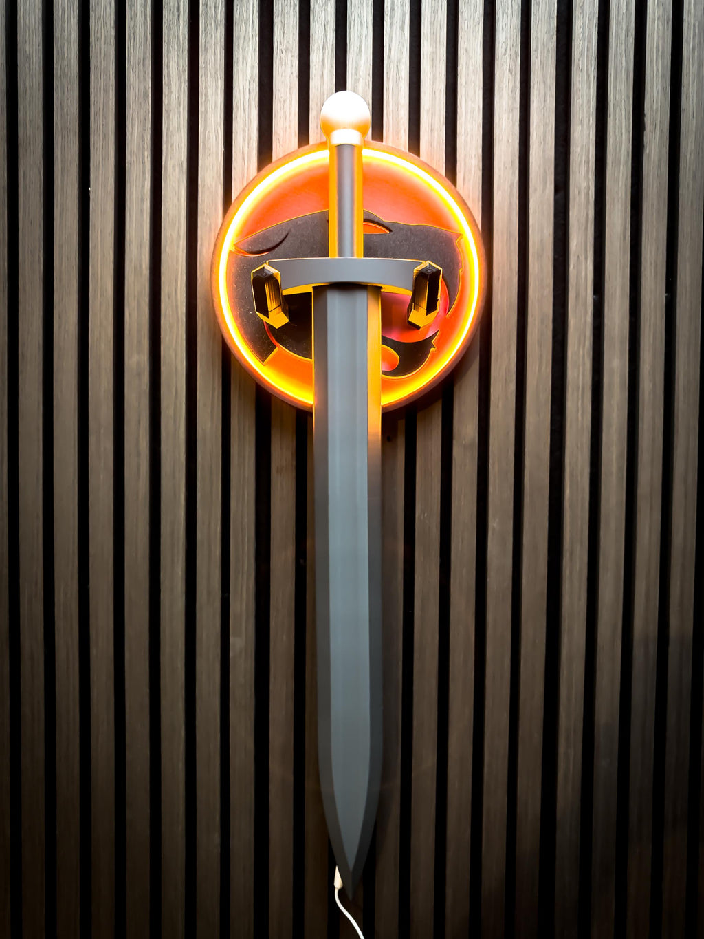 Eye of Thundera LED Sword Holder – ThunderCats Wall Mount Display