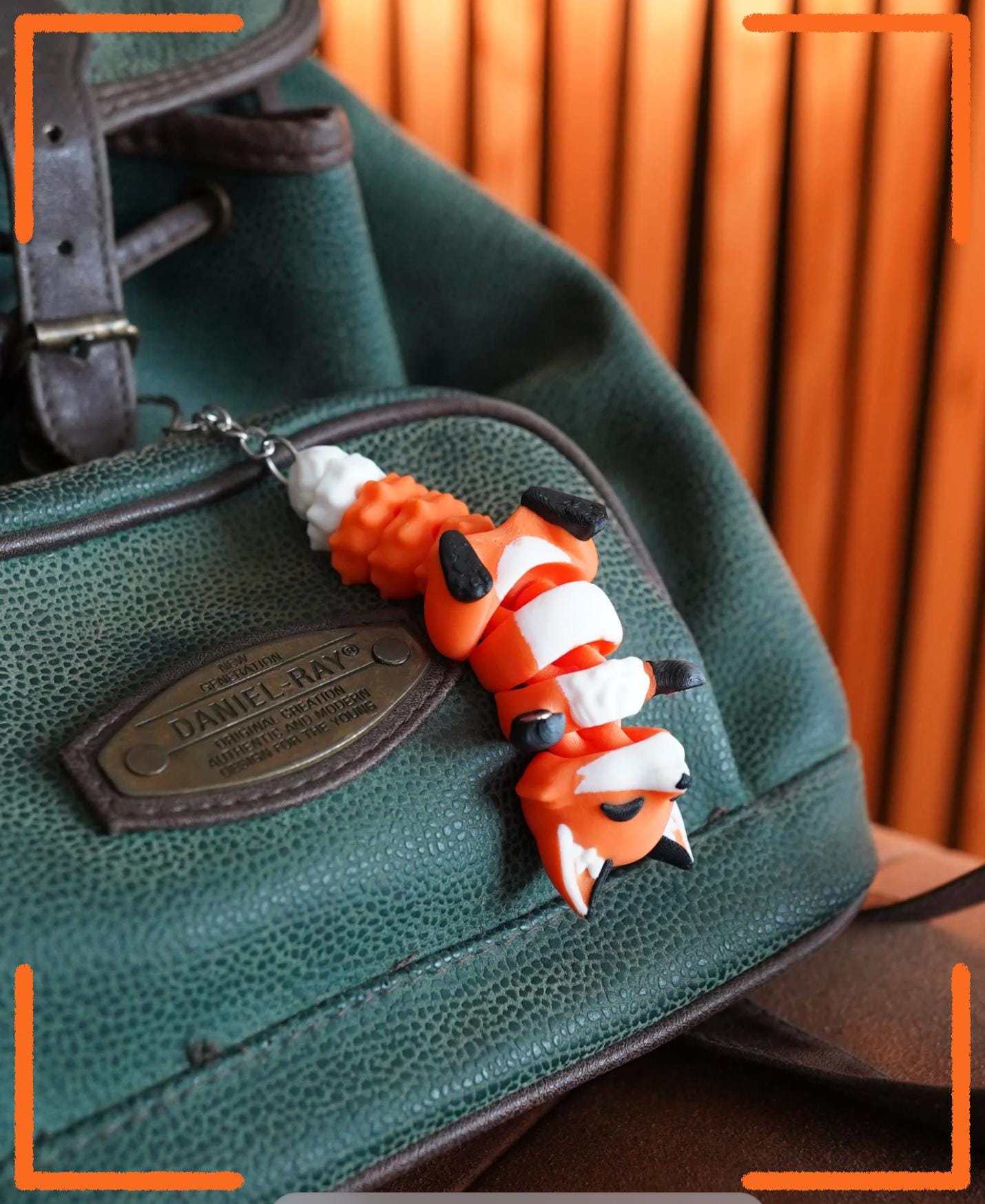 Foxy the Flexi Fox – Magnetic Fidget Keychain | 3D Printed Fox Toy