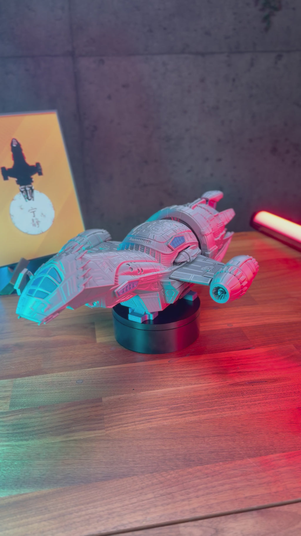 Serenity Firefly – 16” 3D Printed Display Model Kit with Stand
