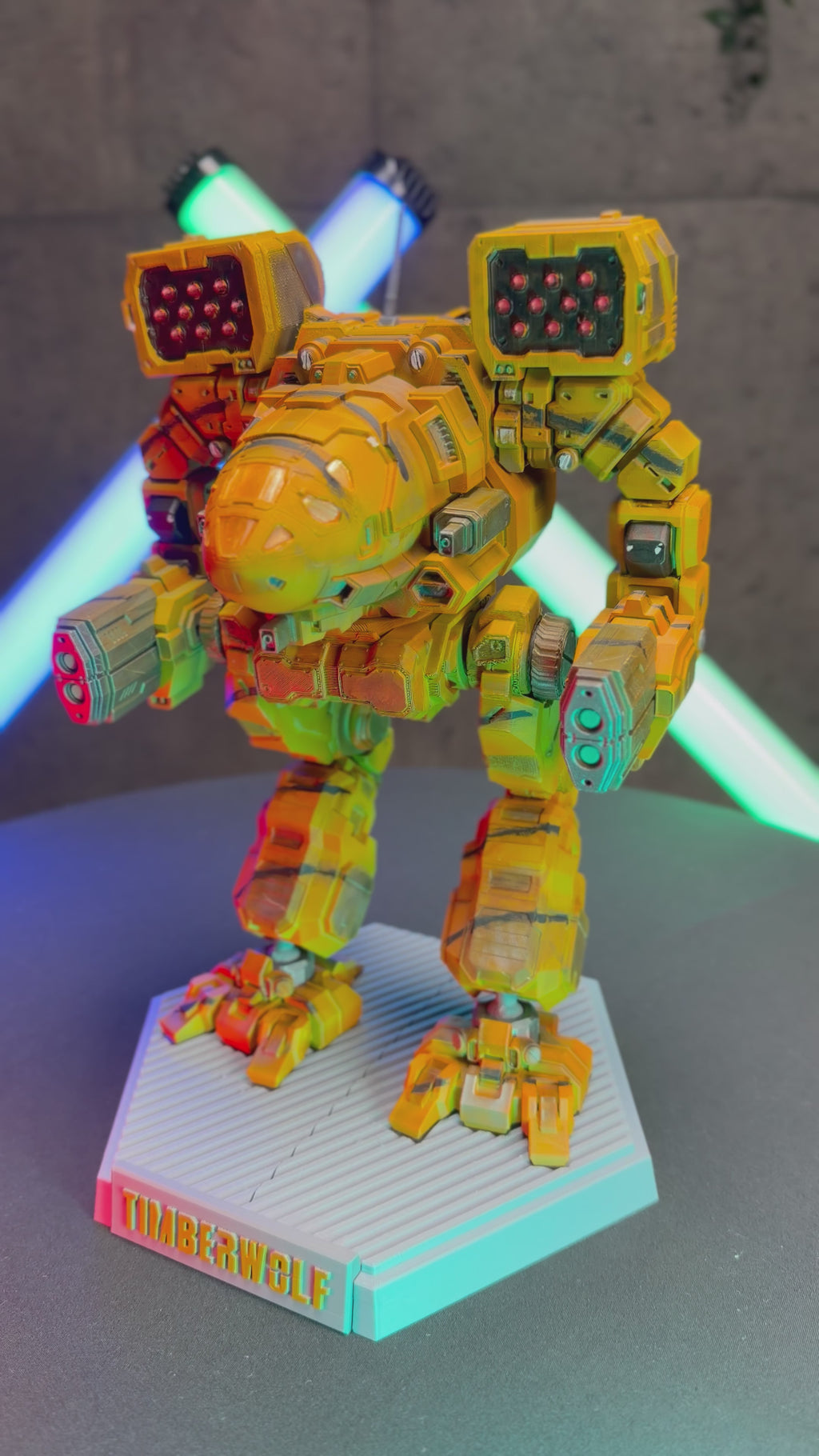 Timber Wolf (Mad Cat) – Unpainted 3D-Printed Model | 1:60